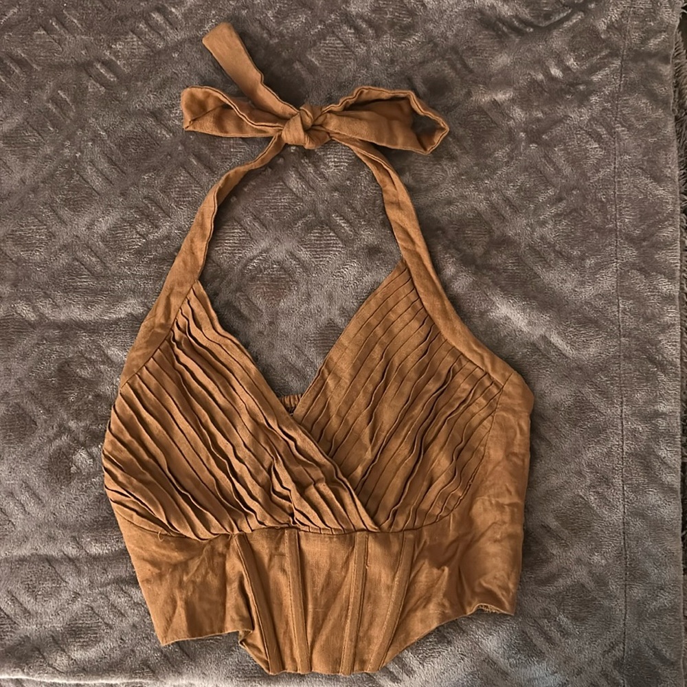 Boutique Halter Corset Top
